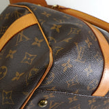 ルイ ヴィトン モノグラム キャリーオール ボストンバッグ ブラウン M40074
