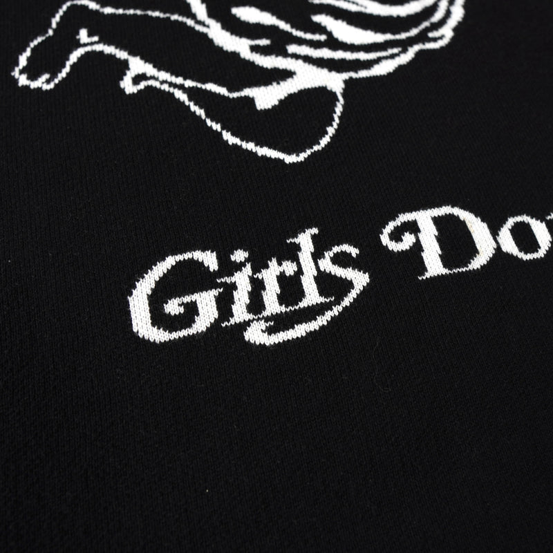 ガールズドントクライ エンジェル ニット ブラック