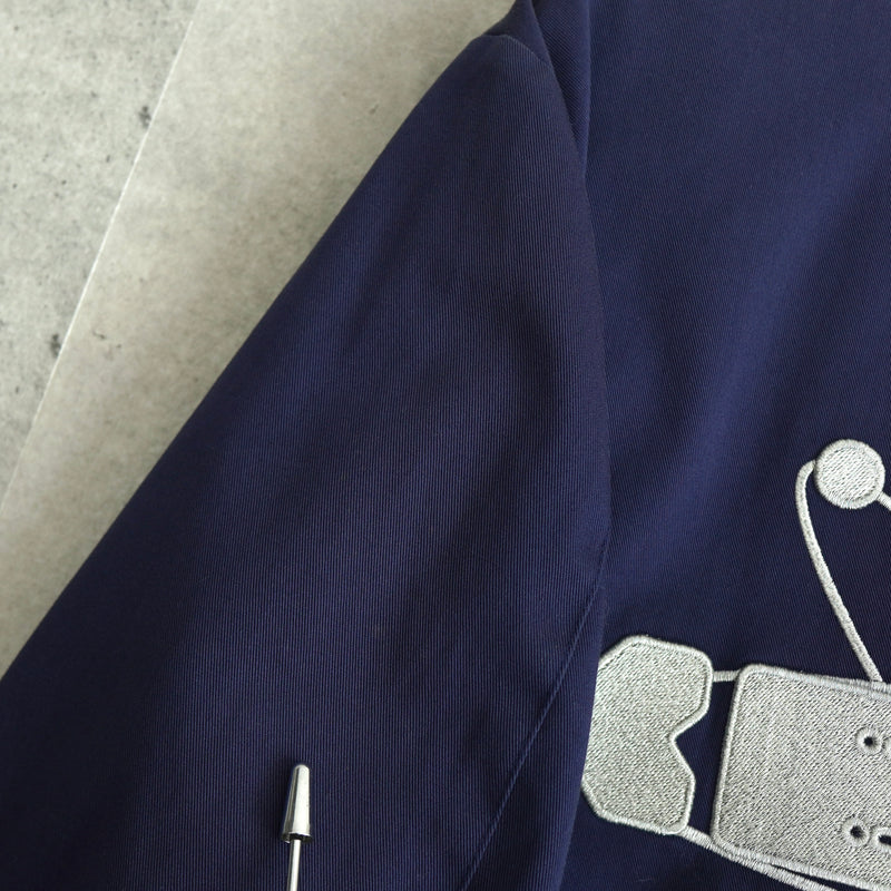 Kenzo 后背徽标运动夹克 海军蓝