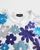 トリコ コム デ ギャルソン フラワープリント Tシャツ ホワイト S レディース