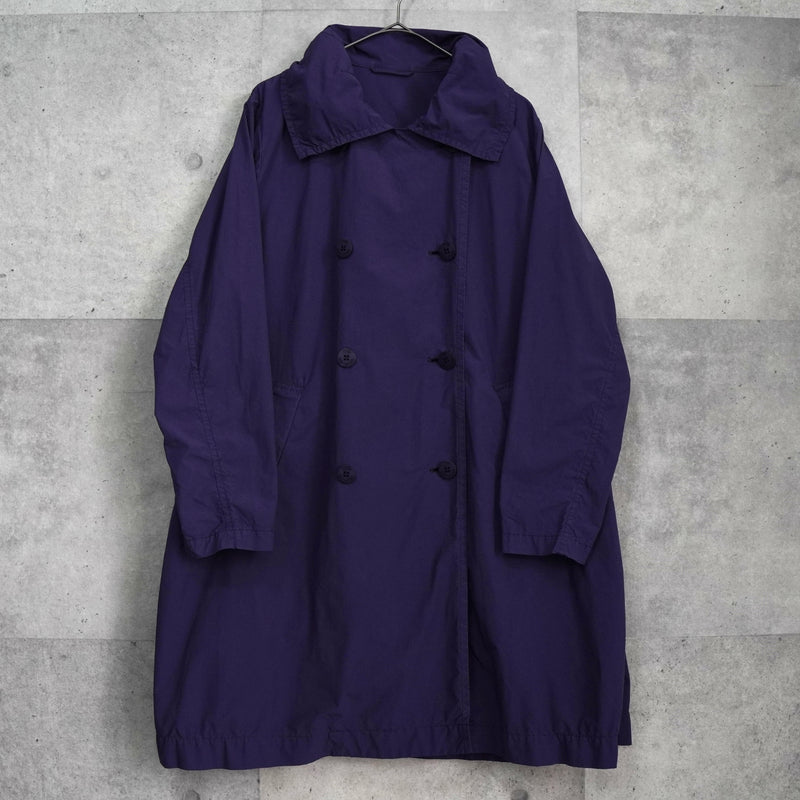ミー イッセイミヤケ アーカイブ ナイロン トレンチコート レディース パープル