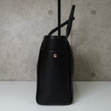 ロエベ ヘリテージ レザー トートバッグ ブラック