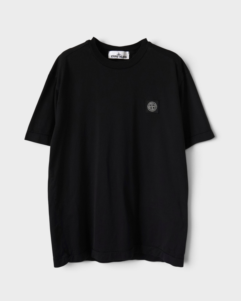 ストーン アイランド ロゴ Tシャツ ブラック S メンズ レディース