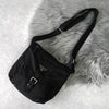 Prada nylon shoulder bag in black