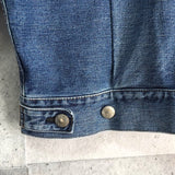 ハイク バルーンスリーブ ショート丈 デニムジャケット ブルー レディース