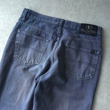 バレンティノ ストレート デニム ブルー