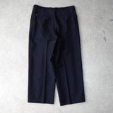 イヴ サンローラン ヴィンテージ ストライプ柄 シングル テーラードジャケット ツータック スラックス セットアップ ネイビー メンズ