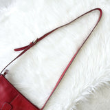 Loewe Anagram 皮革单肩包 Sacoche 红色