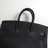 エルメス バーキン25 トゴ ブラック ゴールド金具 □L刻 / 2008年製