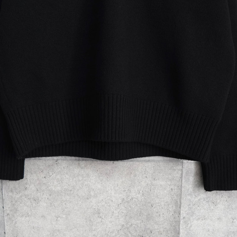 アミパリ アミ パリス タートルネック ハート ニット ブラック / レッド