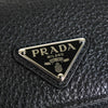 プラダ ヴィッテロダイノレザー トライアングルロゴ 三つ折り財布 ブラック ICタグ内蔵