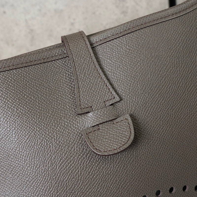 エルメス 2015年製 エブリン3GM ヴォーエプソン エトゥープ  T刻 ショルダーバッグ グレージュ