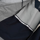 イヴ サンローラン ヴィンテージ YSLロゴ ブルゾン ジャケット ネイビー / ベージュ