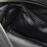 シャネル ココマーク ラグジュアリーライン レザー チェーン ショルダーバッグ ボーリングバッグ ブラック 1番台8桁