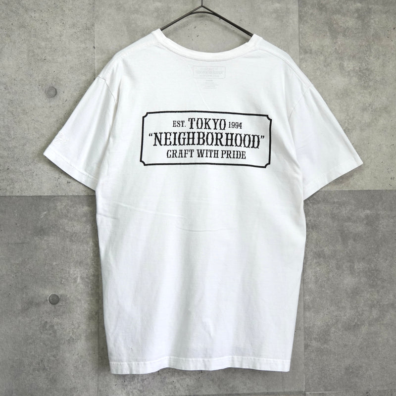 ネイバーフッド プリント Tシャツ ホワイト