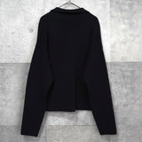 アミパリ アミ パリス ハートロゴ ポロニット ブラック タグ付き未使用品