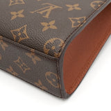 ルイ ヴィトン モノグラム マルゼルブ ハンドバッグ 自立型 ブラウン M51379