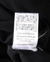 メゾン キツネ フォックスヘッド 半袖ポロシャツ ブラック XS メンズ レディース