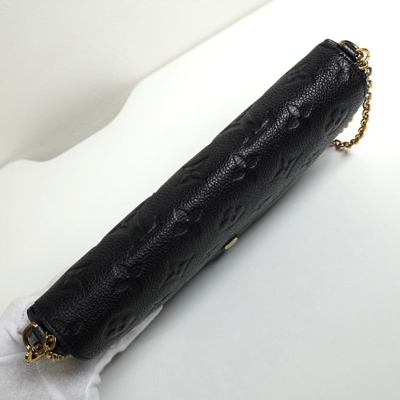 ルイ ヴィトン モノグラムアンプラント ポシェット フェリシー ノワール M82477