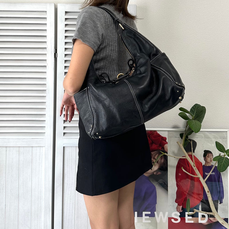 Leather One Shoulder Bag｜Made in Italy