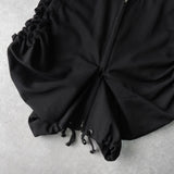 コムデギャルソン 1990年製 変形 ジッパー ベスト レディース ブラック