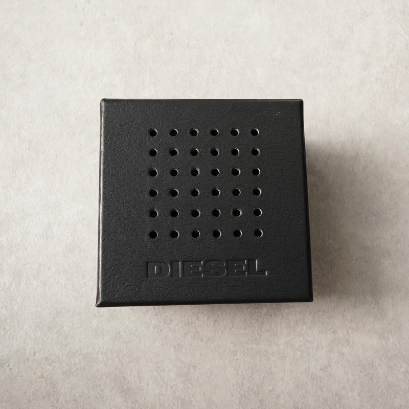 ディーゼル ロゴ プレート ステンレス チェーン ブレスレット シルバー メンズ 箱付き