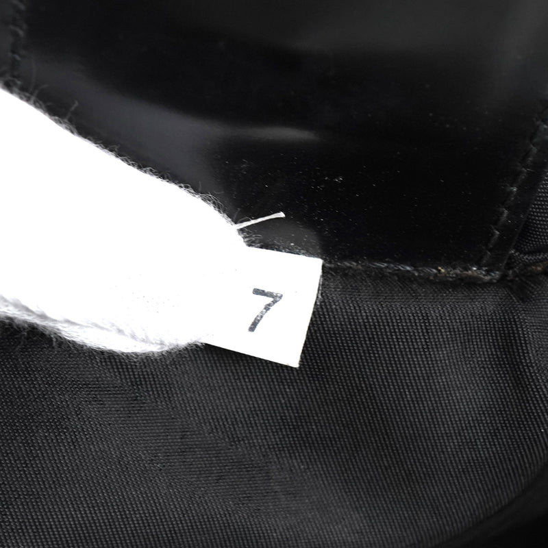 プラダ トライアングルロゴ テスート ポコノ ナイロン ショルダーバッグ ブラック