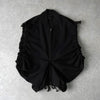コムデギャルソン 1990年製 変形 ジッパー ベスト レディース ブラック