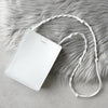 Jil Sander Tangle 白色小号皮革单肩包