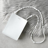 Jil Sander Tangle 白色小号皮革单肩包