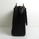 プラダ サフィアーノ レザー 2way ハンドバッグ ショルダーバッグ ブラック