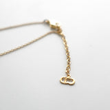 CD Heart Motif GP Gold Necklace