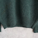 ポロ ラルフローレン スモールポニーロゴ ウール ニット グリーン