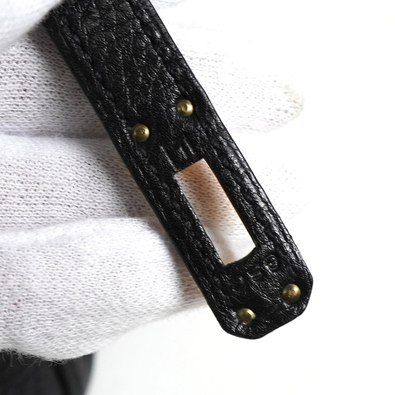 エルメス バーキン25 トゴ ブラック ゴールド金具 □L刻 / 2008年製