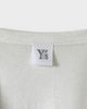 ワイズ ヨウジヤマモト パッチワーク 長袖Tシャツ ロンT ホワイト サイズ2 レディース