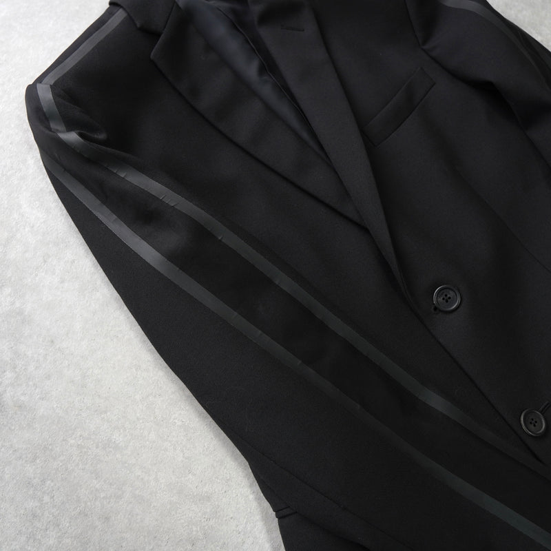 フェンディ ライン セットアップ スーツ メンズ ブラック / グレー