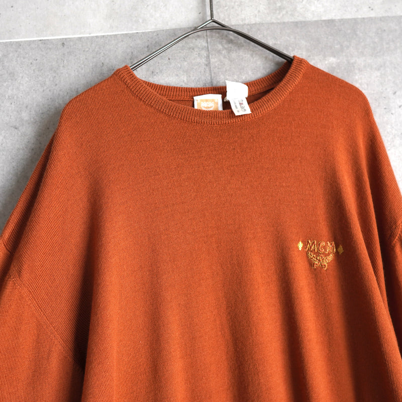 Gold Logo Embroidered Sweater｜Made in Italy