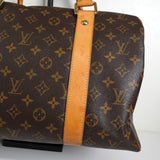 ルイ ヴィトン モノグラム キャリーオール ボストンバッグ ブラウン M40074