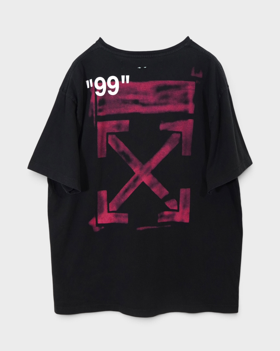 オフホワイト ロゴ 2019SS Tシャツ ブラック M メンズ