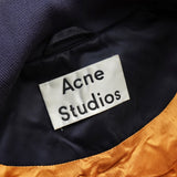 アクネ ストゥディオズ MA-1 ボンバージャケット ネイビー レディース