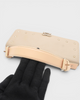 ロエベ アナグラム金具 レザー スタッズ バイカラー ハンドバッグ ホワイト / ベージュ レディース