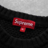 Supreme Textured Small Box Sweater シュプリーム スモール ボックスロゴ テクスチャー ニット ブラック