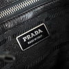 プラダ トライアングルロゴ テスート / レザー ハンドバッグ ブラック