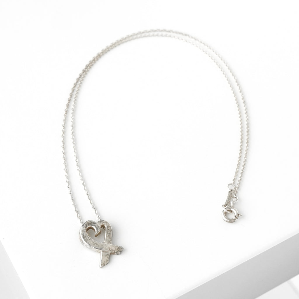 ティファニー ラビングハート パロマピカソ シルバー925 ネックレス