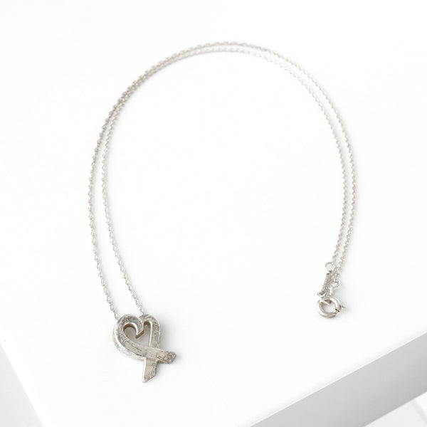 ティファニー ラビングハート パロマピカソ シルバー925 ネックレス