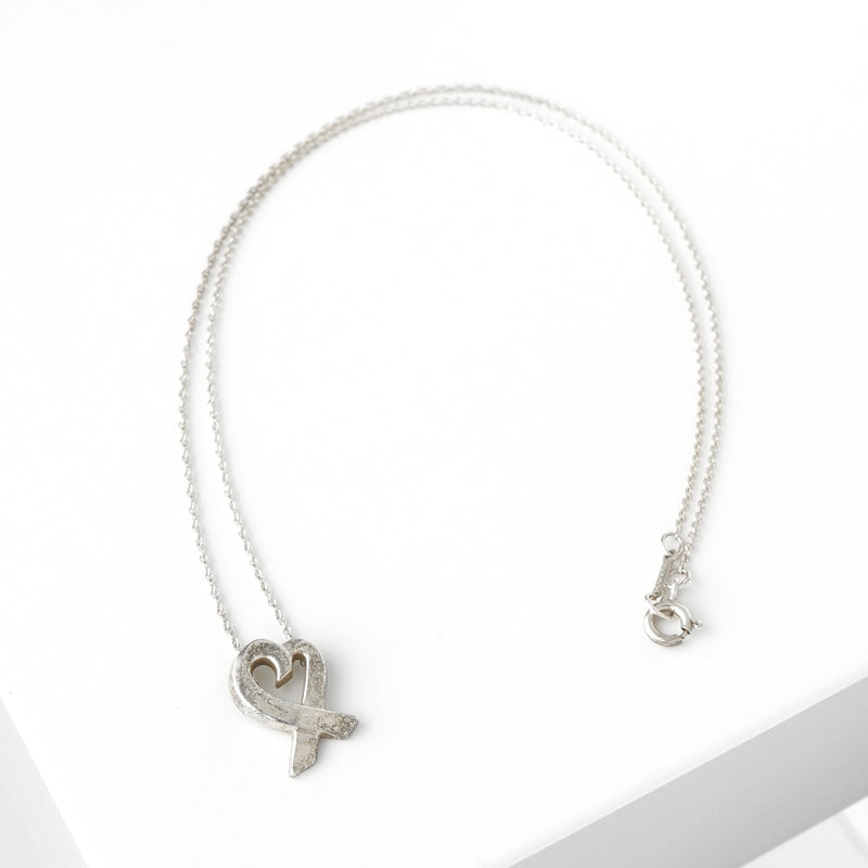 ティファニー ラビングハート パロマピカソ シルバー925 ネックレス