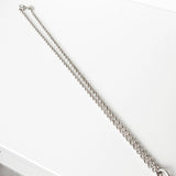 クリスチャン ディオール Diorロゴ チェーン ネックレス シルバー