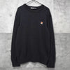 メゾン キツネ フォックスロゴ ニット グレー