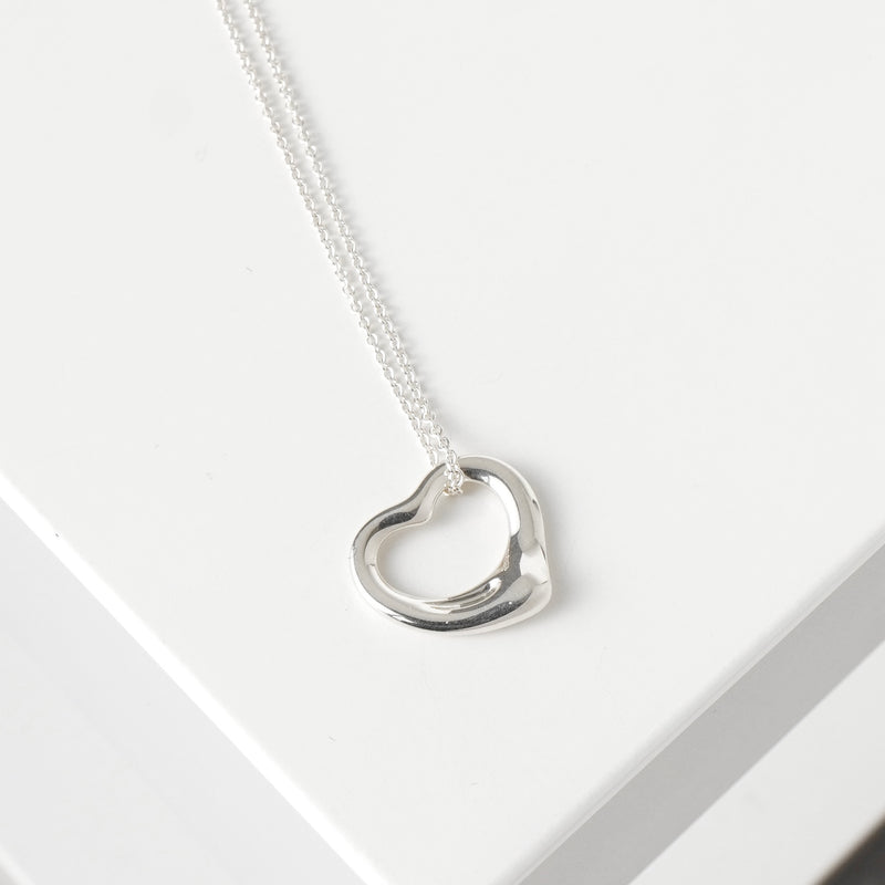 ティファニー オープンハート ネックレス シルバー925