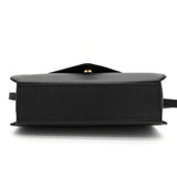 イヴ サンローラン YSLロゴ レザー ショルダーバッグ ブラック